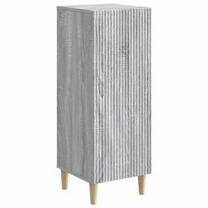 vidaXL Bufet Sonoma gri 33 x 34,5 x 90 cm Lemn prelucrat