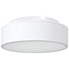 vidaXL Lampă de tavă Alb 38 x 38 x 13,5 cm țesătură