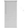 vidaXL Jaluzele venetiene Argintiu 130 x 60 cm Aluminiu