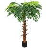 vidaXL Palmier cycas artificial cu ghiveci, verde, 160 cm