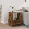 vidaXL Raft pentru reviste Stejar fumuriu 35 x 30 x 45 cm