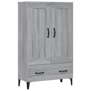vidaXL Dulap &icirc;nalt, gri sonoma, 70x31x115 cm, lemn compozit