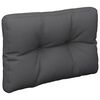 vidaXL Pernă pentru paleți, antracit, 60x40x12 cm, material textil