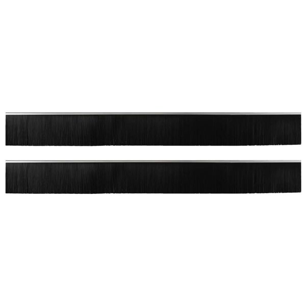 vidaXL Dopuri pentru uși autoadezive 2 pcs Argintiu 100 cm