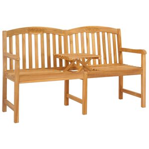 vidaXL Bancă din lemn sculptată manual cu flori 150,5 x 60 x 95 cm