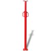 vidaXL Prop Acrow Roșu 180 x 12,5 x 12,5 cm Oțel cu un Finisaj Vopsit