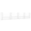 vidaXL Coș de gabion &icirc;n formă de U cu 5 st&acirc;lpi, 500x20x100 cm, fier