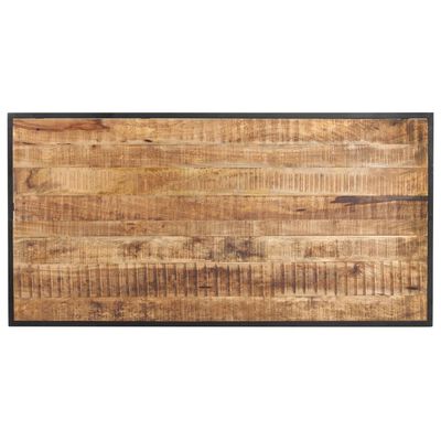 vidaXL Masă de bucătărie, 140 cm, lemn de mango brut