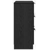 vidaXL Bufet cu sertar Stejar Negru 60 x 30 x 70 cm Lemn compozit