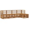 vidaXL Set de canapele de exterior 5 buc. natural