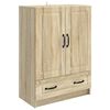 vidaXL Bufet cu sertar Stejar Sonoma 66 x 34,5 x 92 cm Lemn prelucrat
