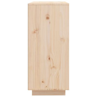 vidaXL Servantă, 60x35x80 cm, lemn masiv de pin