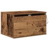 vidaXL Noptieră suspendată Lemn vechi 50 x 36 x 30 cm Lemn compozit