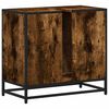 vidaXL Dulap pentru chiuvetă de baie stejar afumat 65x33x60 cm lemn