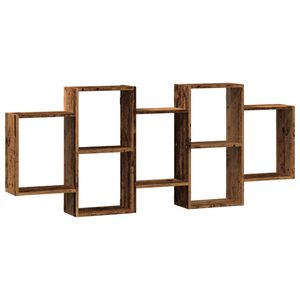 vidaXL Raft de perete, lemn vechi, 159x18x65 cm, lemn prelucrat