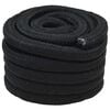 vidaXL Sfoară de Barcă 4 mm 10 m Negru