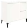 vidaXL Dulap de baie, alb, 65x33x60 cm, lemn prelucrat