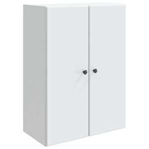 vidaXL Dulap montat pe perete Alb 66 x 34,5 x 90 cm Lemn prelucrat