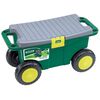 Draper Tools Cărucior de unelte grădină și scaun verde 56x27,2x30,4 cm
