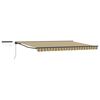 vidaXL Cort electric retractabil Verde, Galben, Antracit 4 &times; 3,5 m