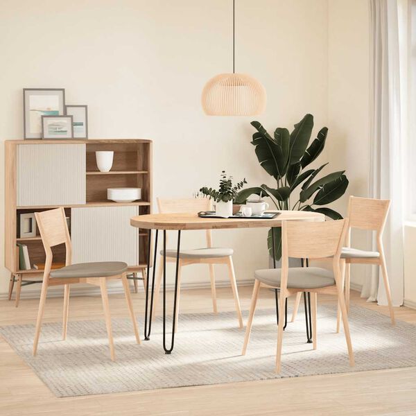 vidaXL picioare tip ac de păr pentru masă consolă, 4 buc., negru, 72 cm, oțel masiv