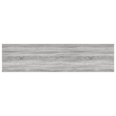 vidaXL Rafturi de perete, 4 buc., gri sonoma, 80x20x1,5 cm, lemn
