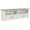vidaXL Comodă TV, alb, 120 x 30 x 40 cm, lemn