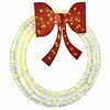 vidaXL Coroană Alb cald 120 x 120 x 10 cm PET 150 LED-uri