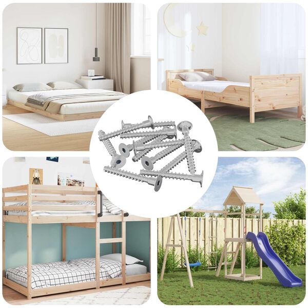 vidaXL Șurub 5143 pcs Zincat 5 x 40 mm Fier