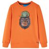 Bluzon pentru copii, portocaliu &icirc;nchis, 116