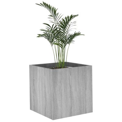 vidaXL Jardinieră cutie, stejar sonoma, 40x40x40 cm, lemn compozit