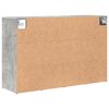 vidaXL Dulap pentru pantofi Gri beton 103 x 30 x 67 cm Lemn compozit