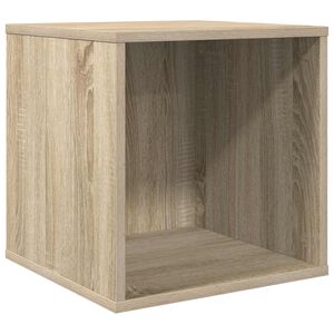 vidaXL Cutie pentru albume de vinil Stejar Sonoma 37 x 36,5 x 38 cm