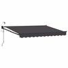 vidaXL Cort electric retractabil Antracit 3,5 x 2 m