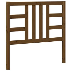 vidaXL Tăblie de pat, maro miere, 106x4x100 cm, lemn masiv de pin