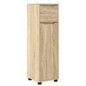 vidaXL Dulap de Baie Stejar Sonoma 30,5 x 30 x 101 cm Lemn prelucrat