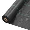 vidaXL Membrană antiburuieni & antirădăcini, negru, 2 x 100 m, PP