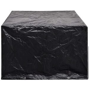 vidaXL Husă mobilier grădină, 8 ocheți, 113x113x73 cm