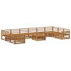 vidaXL Seturi de canapele 11 buc. Lemn Solid de Acacia