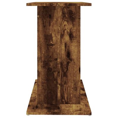 vidaXL Suport acvariu, stejar afumat, 80x35x60 cm, lemn prelucrat