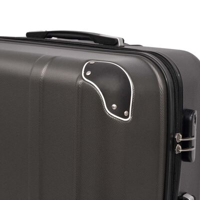 vidaXL Set de valize cu carcasă tare, antracit, 4 buc.