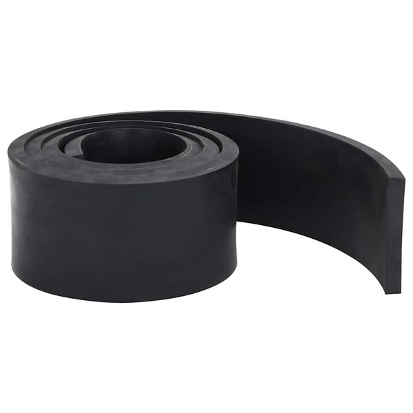 vidaXL Margine de cauciuc pentru plug de zăpadă negru 150x8x1 cm