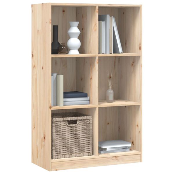 vidaXL Bibliotecă, 70x33x110 cm, lemn masiv de pin