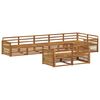 vidaXL Set de canapele de exterior 8 buc. natural