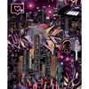 Noordwand Tapet &bdquo;Good Vibes Skyscrapers City Icons&rdquo;, negru și roz