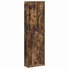 vidaXL Dulap cu raft Stejar fumuriu 55 x 25 x 189 cm Lemn compozit