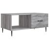 vidaXL Masă de cafea Sonoma gri 90 x 50 x 40 cm Lemn prelucrat