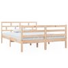 vidaXL Cadru de pat, 140x190 cm, lemn masiv de pin