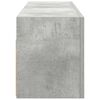 vidaXL Dulap perete baie, gri beton, 100x25x30 cm, lemn prelucrat