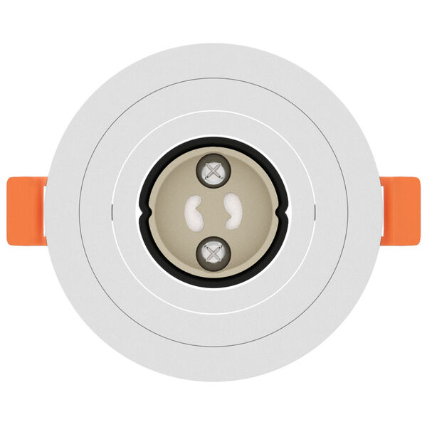 vidaXL Spotlights 6 pcs Alb 9 x 9 x cm Aluminiu